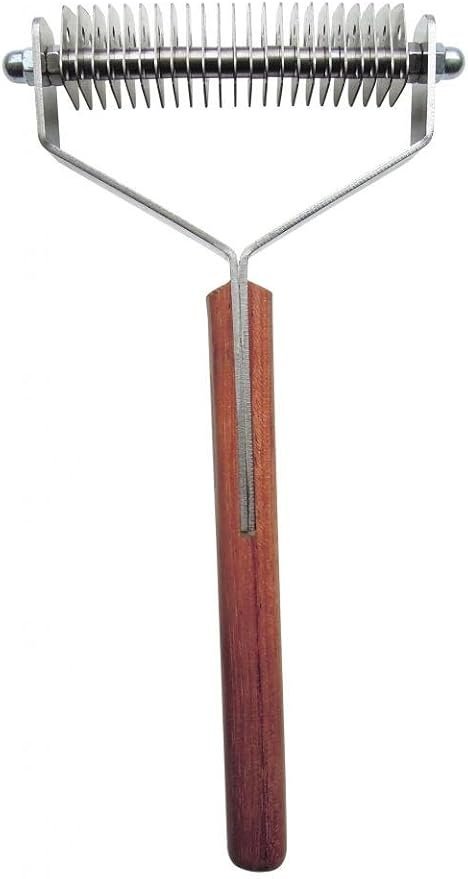 Double Wide Dematting Rake
